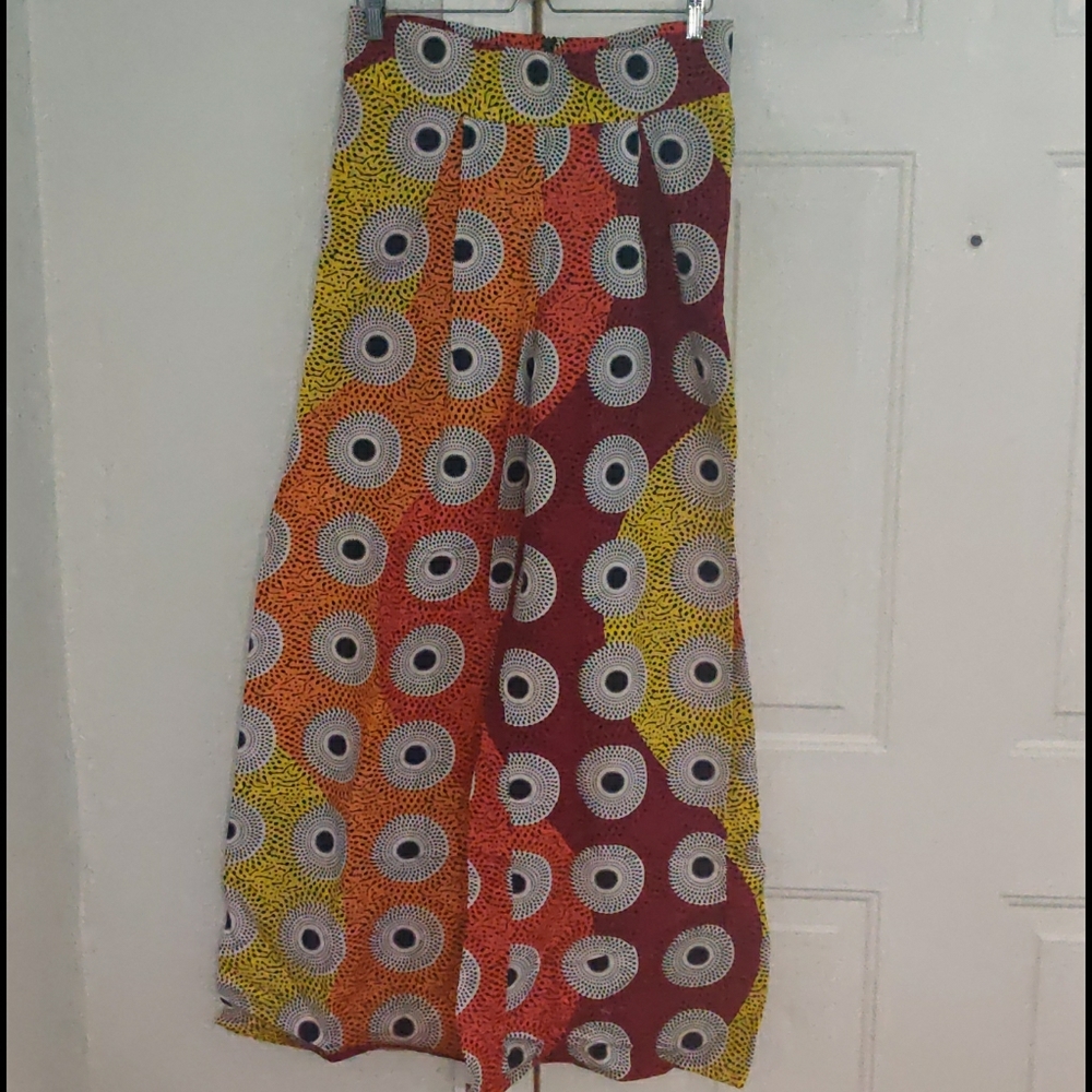 Ankara wide leg pants